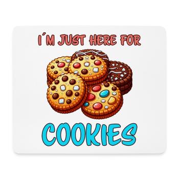 Cookies Saying Chocolate Cookies Funny Cookie Gift - Mouse Pad (horizontal) - white - Front