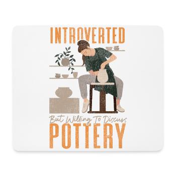 Pottery Ceramics Artist - Mouse Pad (horizontal) - white - Front
