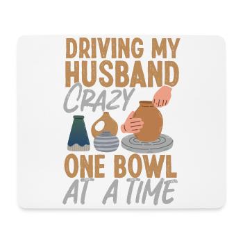 Pottery Ceramics Artist Husband - Mouse Pad (horizontal) - white - Front