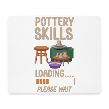 Pottery Ceramics Artist Pottery - Mouse Pad (horizontal) - white - Front