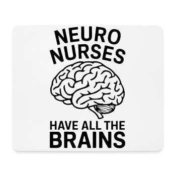 Neuro Nurse Nurse Neurology Gift - Mouse Pad (horizontal) - white - Front