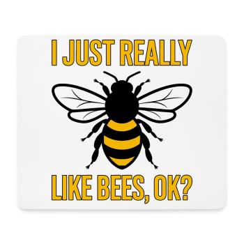 Bienen Spruch Imker Biene Lustiges Bienen Geschenk - Mousepad (Querformat) - Weiß - Vorne