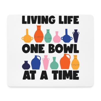 Pottery Ceramics Artist Living - Mouse Pad (horizontal) - white - Front