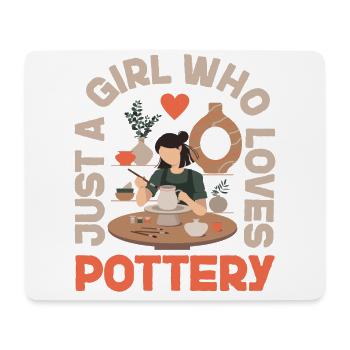 Pottery Ceramics Artist Just A - Mouse Pad (horizontal) - white - Front
