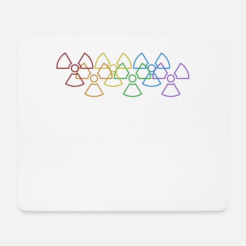 Nuklearingenieur LGBT Regenbogen Uran Nuklear - Mousepad (Querformat) - Weiß