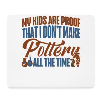 Pottery Ceramics Artist Mom My - Mousepad (Querformat) - Weiß - Vorne