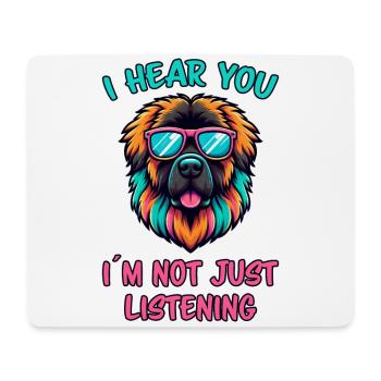 Leonberger Saying Funny Leonberger Gift - Mouse Pad (horizontal) - white - Front
