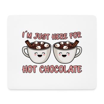 Cacao Dicton Chocolat Chaud Fun Cacao Cadeau - Tapis de souris (format paysage) - blanc - Devant