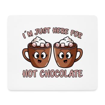 Cacao Dicton Chocolat Chaud Fun Cacao Cadeau - Tapis de souris (format paysage) - blanc - Devant