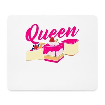 Cheesecake Queen for all cake and - Mouse Pad (horizontal) - white - Front