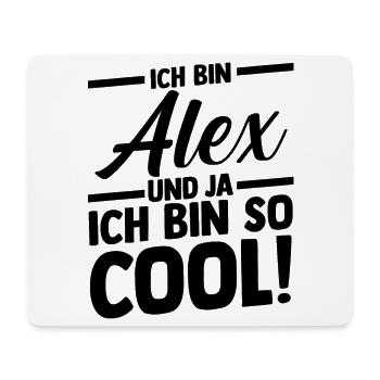 Alexander Alexandra Alexa Alex - Mousepad (Querformat) - Weiß - Vorne