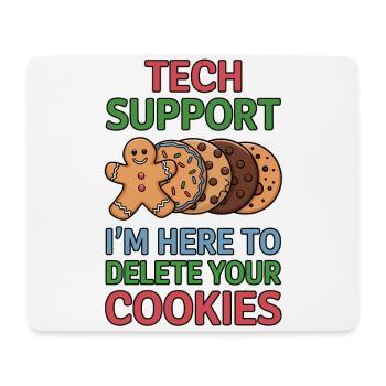 Cookies Spruch Lustig Weihnachtsplätzchen Geschenk - Mousepad (Querformat) - Weiß - Vorne