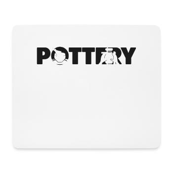 Pottery Ceramics Artist Pottery - Mouse Pad (horizontal) - white - Front