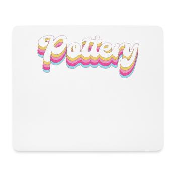 Pottery Ceramics Artist Retro - Mouse Pad (horizontal) - white - Front