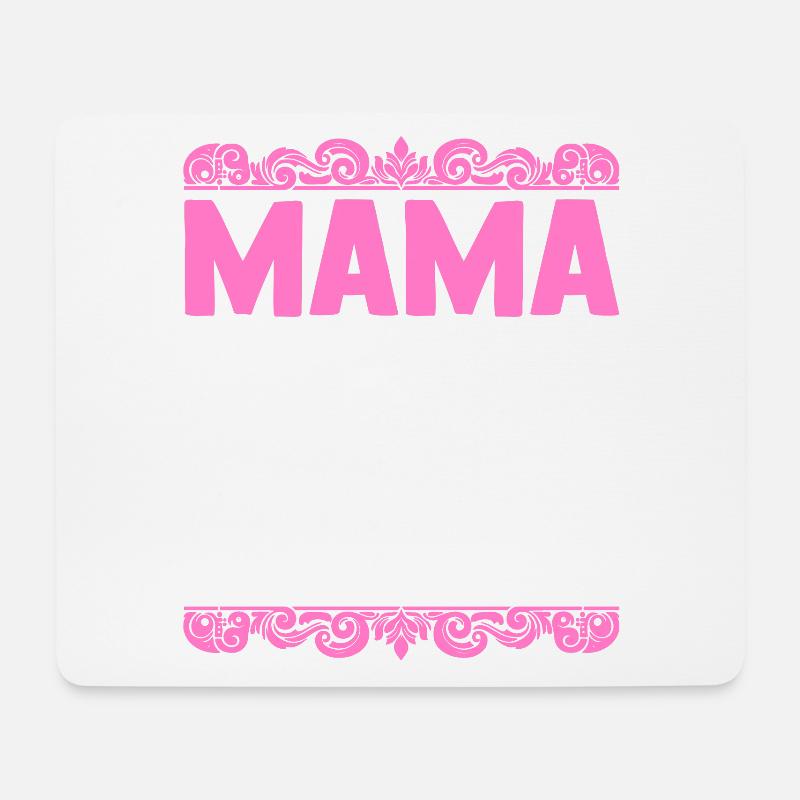 Mama Von 2 Kindern - Mousepad (Querformat) - Weiß
