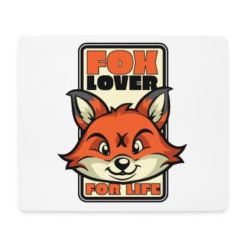 Fuchsliebhaber fürs Leben Caninae Rotfuchs Canidae Fuchs - Mousepad (Querformat) - Weiß - Vorne
