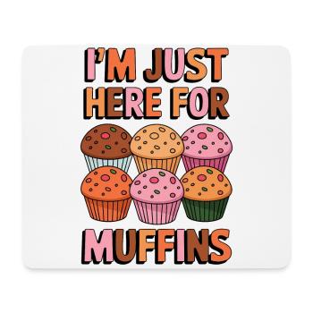 Muffin Disant Muffins Drôle Muffins Cadeau - Tapis de souris (format paysage) - blanc - Devant