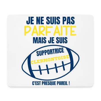 Supportrice Clermontoise Rugby - Tapis de souris (format paysage) - blanc - Devant