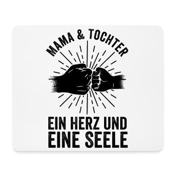 Mutter Mama Und Tochter - Mousepad (Querformat) - Weiß - Vorne