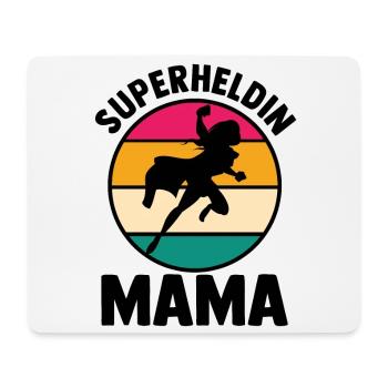 Mutter Superheldin Mama - Mousepad (Querformat) - Weiß - Vorne