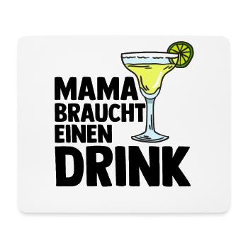 Mutter Drink Feiern Saufen Mama - Mousepad (Querformat) - Weiß - Vorne