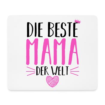Beste Mama Der Welt - Mousepad (Querformat) - Weiß - Vorne