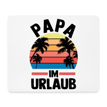 Vacances Vacancier Père Papa - Tapis de souris (format paysage) - blanc - Devant