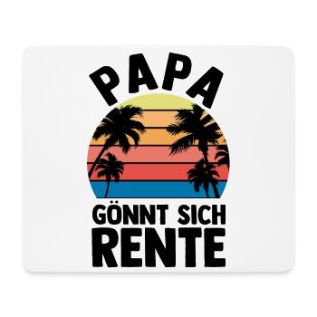 Vacances Vacancier Père Papa - Tapis de souris (format paysage) - blanc - Devant