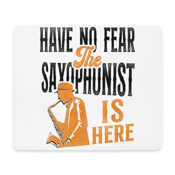 Saxophone Have No Fear The - Mousepad (Querformat) - Weiß - Vorne