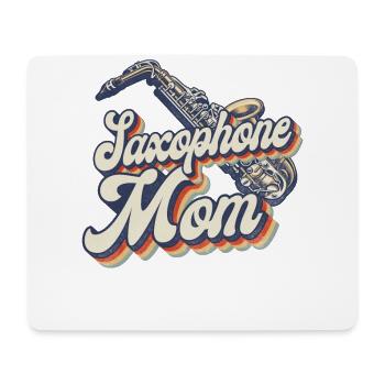 Saxophone Mom Retro Vintage - Mouse Pad (horizontal) - white - Front