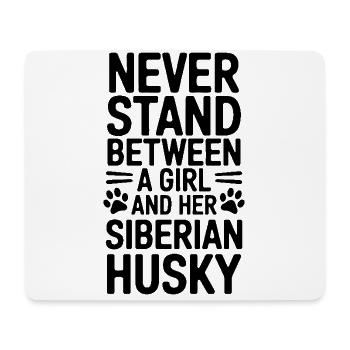 Siberian Husky Saying Siberian Huskies Gift - Mouse Pad (horizontal) - white - Front