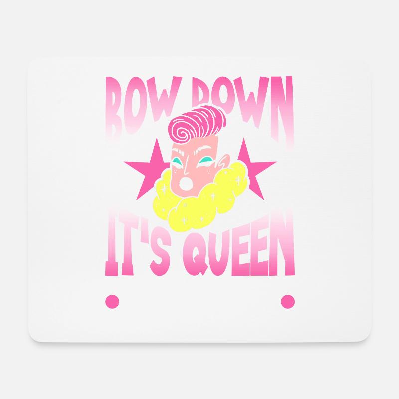 Verbeugen Sie Sich, Es Ist O'clock - Mousepad (Querformat) - Weiß