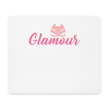 Glamour is my middle name - Mouse Pad (horizontal) - white - Front