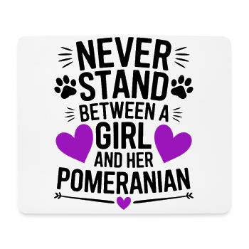 Pomeranian Spruch Hund Lustige Pomeranian Geschenk - Mousepad (Querformat) - Weiß - Vorne