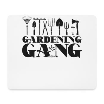 Amoureux des plantes Amis jardiniers - Tapis de souris (format paysage) - blanc - Devant