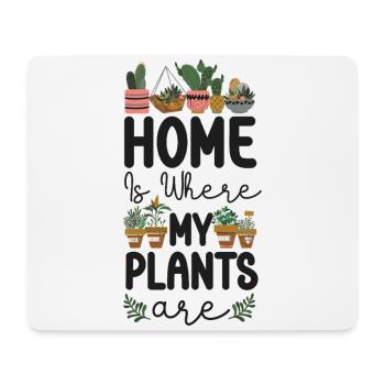 Plant Lover Gardening Home Is - Mouse Pad (horizontal) - white - Front