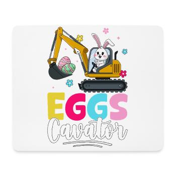 Eier Kavator - Mousepad (Querformat) - Weiß - Vorne