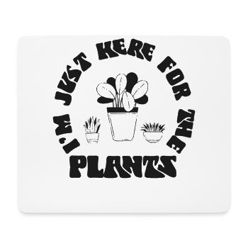 Amateur de plantes jardinage Je suis juste - Tapis de souris (format paysage) - blanc - Devant