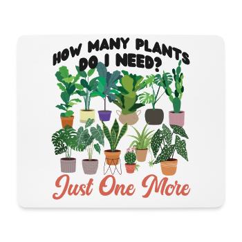Plant Lover Gardening How Many - Mousepad (Querformat) - Weiß - Vorne