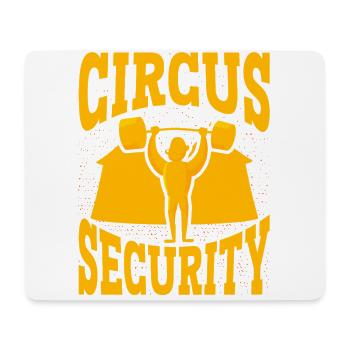 Sécurité du cirque - Tapis de souris (format paysage) - blanc - Devant