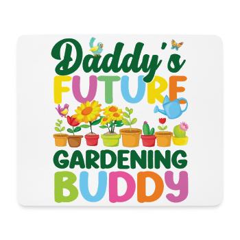 Amateur de plantes jardinage Tout-petit - Tapis de souris (format paysage) - blanc - Devant
