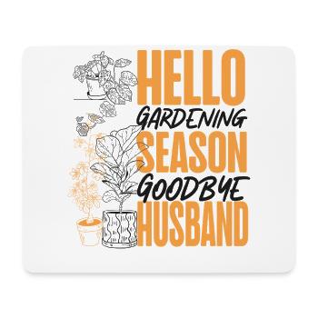 Plant Lover Gardening Husband Wife - Mouse Pad (horizontal) - white - Front