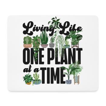Amoureux des plantes Jardinage Vie vivante - Tapis de souris (format paysage) - blanc - Devant