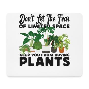 Plant Lover Gardening Monstera - Mousepad (Querformat) - Weiß - Vorne