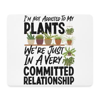 Plant Lover Gardening I'm Not - Mousepad (Querformat) - Weiß - Vorne