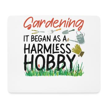 Amoureux des plantes Jardinage Jardinage - Tapis de souris (format paysage) - blanc - Devant