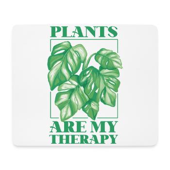 Plant Lover Gardening Monstera - Mousepad (Querformat) - Weiß - Vorne
