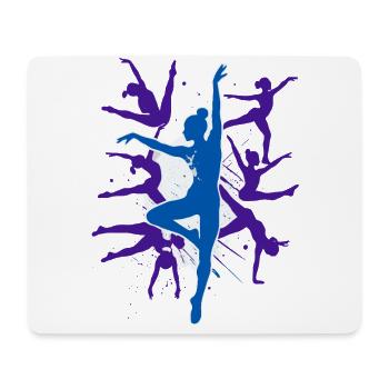 Gymnastique Gymnastique Acrobatie Gymnastique artistique - Tapis de souris (format paysage) - blanc - Devant