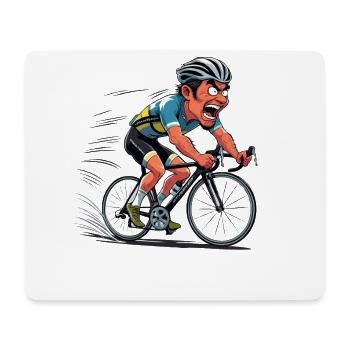 Road Cyclist Road Bike Bike Bike Cyclist - Mouse Pad (horizontal) - white - Front