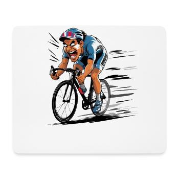Road Cyclist Road Bike Bike Bike Cyclist - Mouse Pad (horizontal) - white - Front